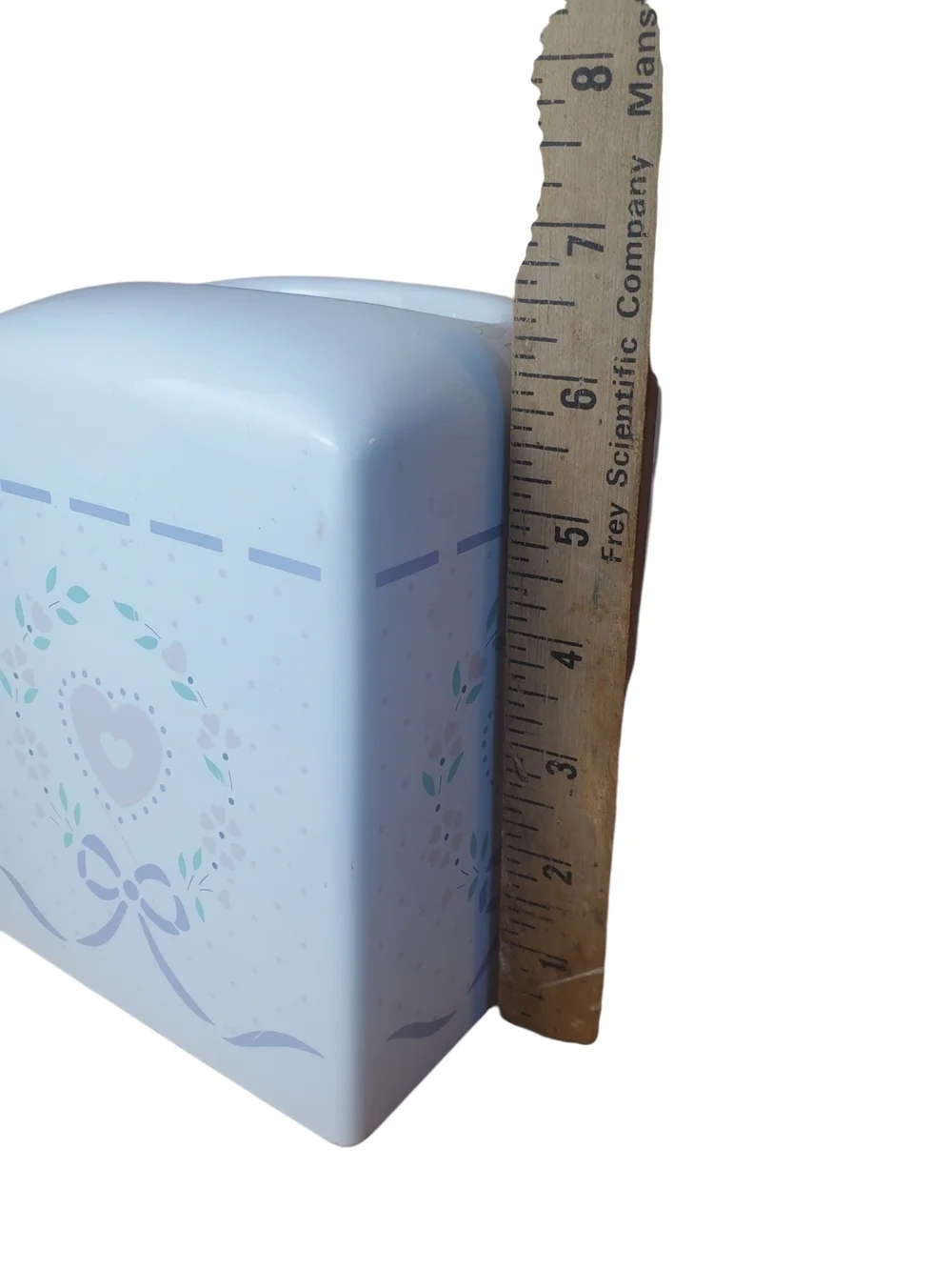 Vintage Saturday Knight Ltd Ceramic Tissue Box Cover Heart Floral Shabby Chic